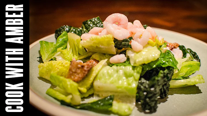 Caesar Salad with Kale and Baby Shrimp | Cook With...