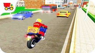 Bike Racing Games - Moto Bike Pizza Delivery Boy - Gameplay Android free games screenshot 3
