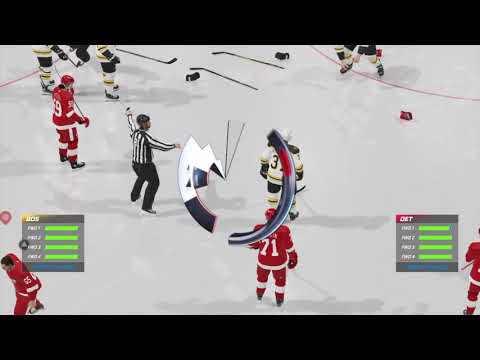 NHL 20 - Detroit Red Wings Hockey Fight