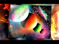 How to Spray Paint Planets? FAST and EASY by Spray Art Eden