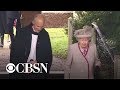 Queen Elizabeth and royal family attend Christmas church service