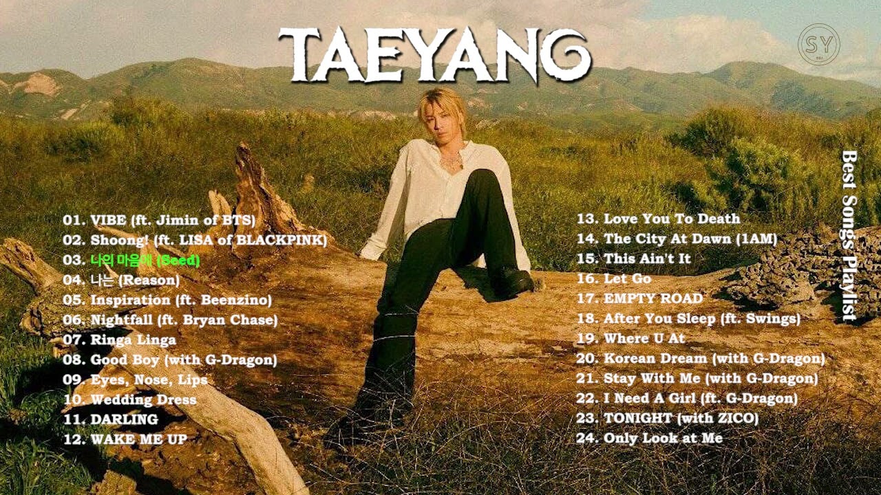 T A E Y A N G PLAYLIST 2023 | 태양 노래모음