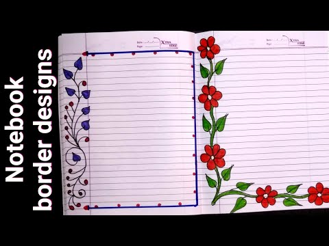 Notebook Border Designs Border Designs Project Work Design Rulled