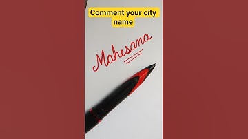 ✨ Cursive Name Art | Stylish Name Writing in Cursive | Calligraphy for Beginners #shorts #Mehasana