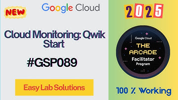 Cloud Monitoring: Qwik Start  #qwiklabs | #GSP089 #arcade