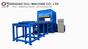 Rubber Frame Hydraulic Vulcanizing press machine, 1500x2500 size hot plate Curing press machine