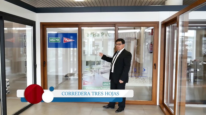 Puertas correderas de PVC - Cristalería Gustavo