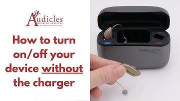 How To Turn Your Hearing Aid On And Off Without The Charger - Audicles Hearing Services