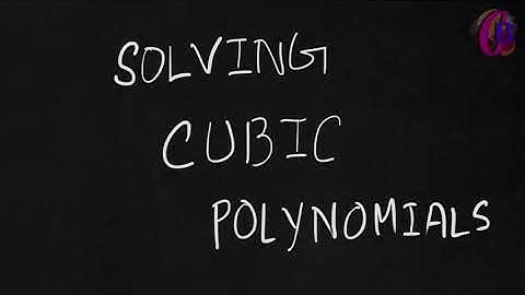 CUBIC EQUATION SOLUTION
