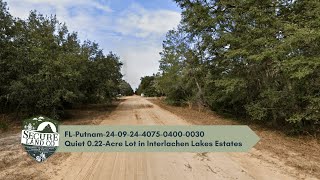 Quiet 0.22-Acre Lot in Interlachen Lakes Estates