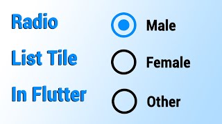 Flutter Widget | Flutter Tutorial - RadioListTile Widget screenshot 3