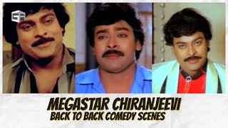 Megastar Chiranjeevi Comedy Scenes | Back 2 Back Comedy Scenes | Yamudiki Mogudu, Subhalekha