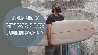 Wooden Surfboard Shaping // Our Cornish Adventure