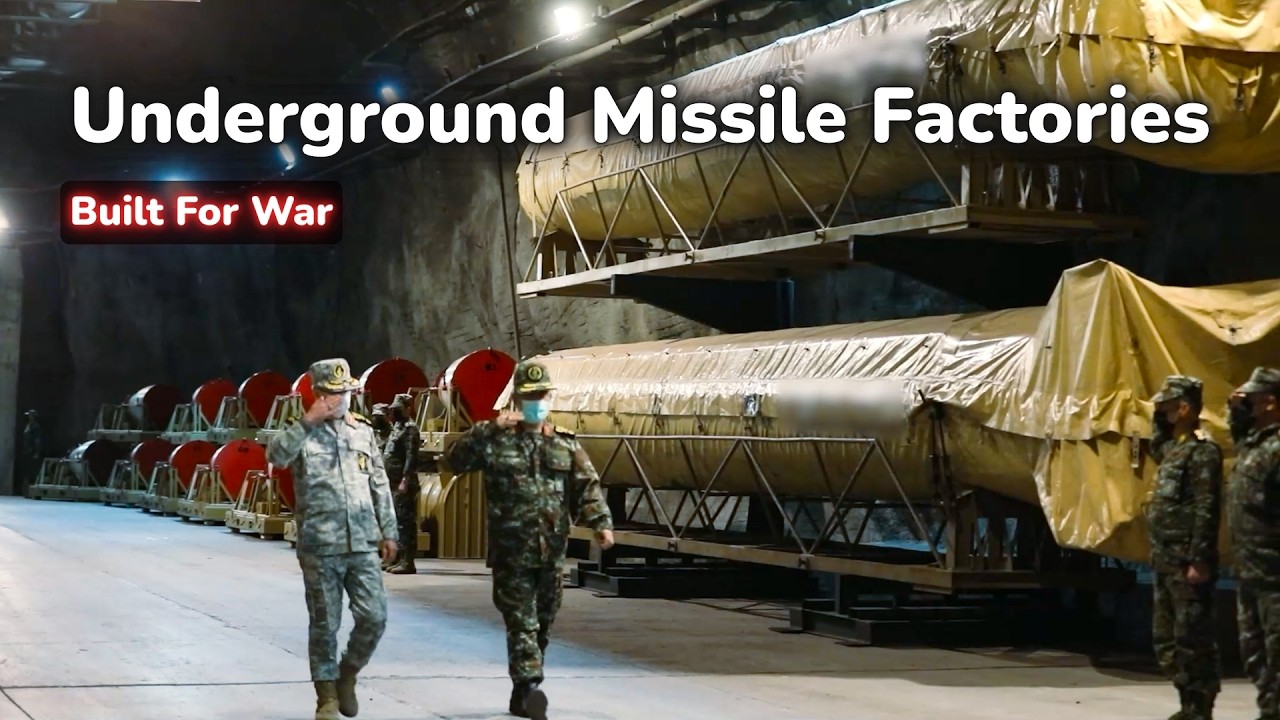 Секретные подпольные ракетные заводы Ирана | Как Иран продолжает запускать ракеты во время войны
