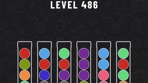 Ball Sort Puzzle Level 486 #ballsortpuzzle #ballsortpuzzlegameplay #puzzlegame #mobilegames