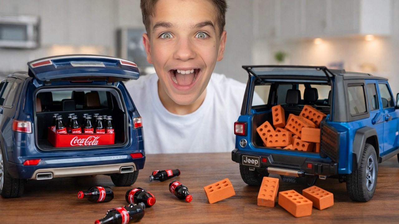 Что внутри багажников автомобилей масштаба 