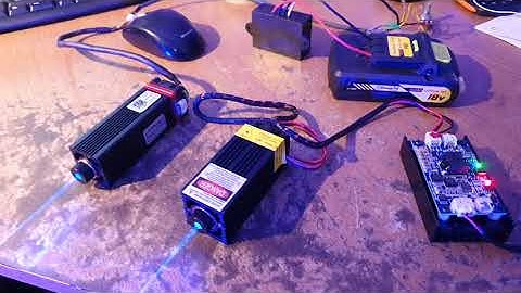 Neje 20W laser module VS 15W Chinese laser module