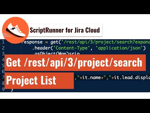 ScriptRunner for Jira Cloud - Get project list