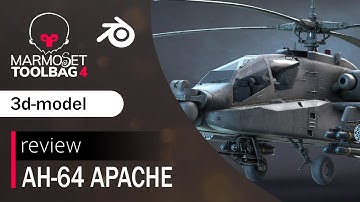 AH-64 Apache 3d-model Overview