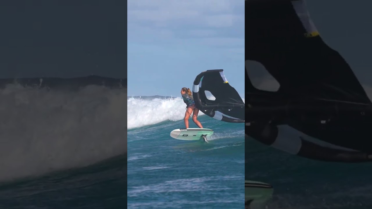 "Chasing Thrills: Alina Kornelli's Wingfoiling Adventure in Mauritius | XC & Roamer" #ridecore