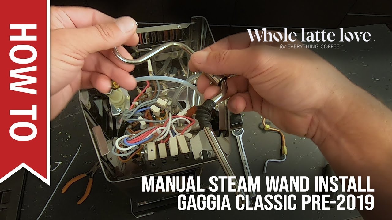 A bit about everything: Gaggia Classic. Steam wand upgrade.