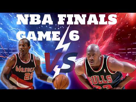 1992 NBA finals game 6 || REACTION || Michael Jordan Vs Clyde Drexler