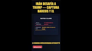 IRÁN DESAFÍA a TRUMP — CAPTURA BARCOS y el PETRÓLEO EXPLOTA #Shorts