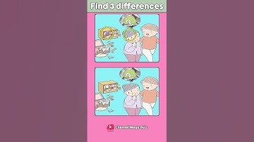 Can you find 3 differences between the two images | Challenge #73 |  #emoji_quiz #find_differences