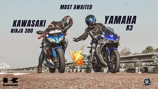Yamaha R3 Vs Kawasaki Ninja 300 Long Race | Amazing Results | Most Awaited Race