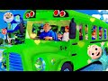 Wheels on the Bus Go ROUND &amp; ROUND!  Variations Remix [2 MIN LOOP] | Nursery Rhymes!