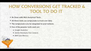 How conversions get tracked & tool to do it | Conversion Optimization |
