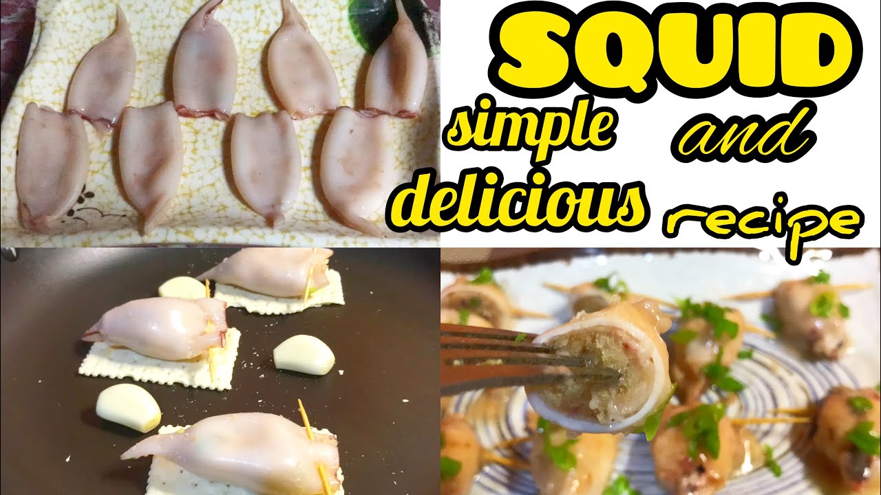 special stuffed squid recipe - YouTube