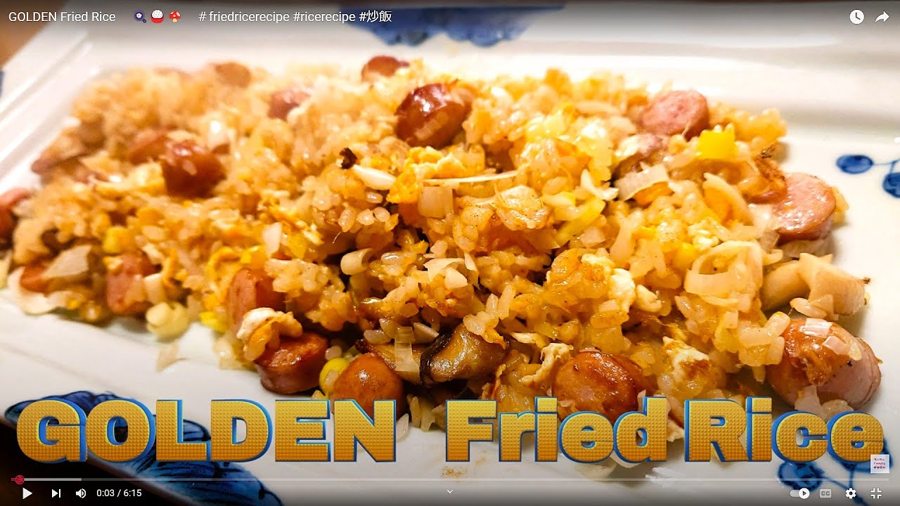 Sausage Fried Rice【Tips for making it easily】 🍳🍚🍄 ＃friedricerecipe # ...