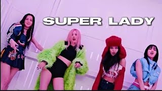 black pink ai cover super lady (G)i-dle my video