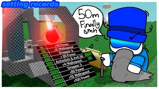 setting records | Slap Battles Roblox