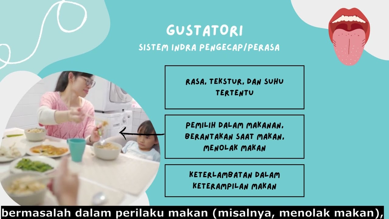Video Edukasi Aktivitas Pengolahan Sensorik Olfaktori dan Gustatori