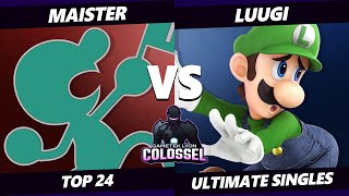 Colossel Top 24  Maister (Game & Watch) Vs. Luugi (Luigi) SSBU Ultimate Tournament