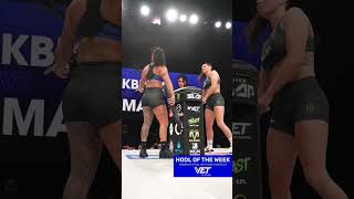 She was UNFAZED 😏This eat earned Gema the HODL eat of the week at #PowerSlap20!