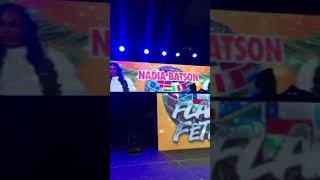 Catching feelings Nadia Batson live at Flag Fete 2018