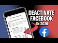 How to Deactivate Your Facebook Account in 2026 | Easy Tutorial