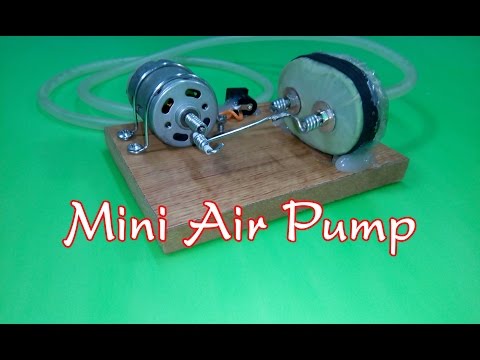 DIY - How To Make A Mini Air Pump V2 | Mini Aquarium Air Pump