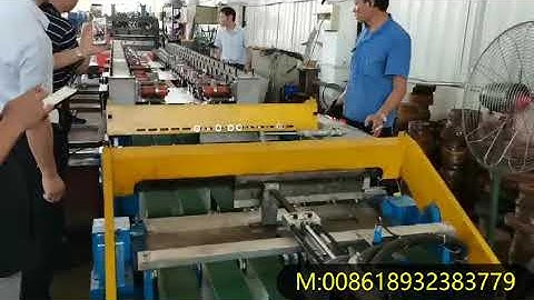 Rack Shelf Roll Forming Machine