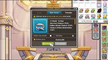 [GMS Reboot] Starforcing Tyrant Belt to 12* in 2023