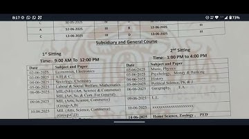 Brabu part 2 special new exam routine 2025, ba b.sc b.com part 2 exam bihar university muzaffarpur