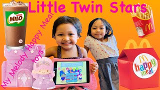 McDonald's New Little Twin Stars & My Melody Happy Meal Toys