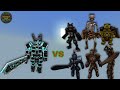 The Cindered vs MBosses | Minecraft Bedrock | MobBattle