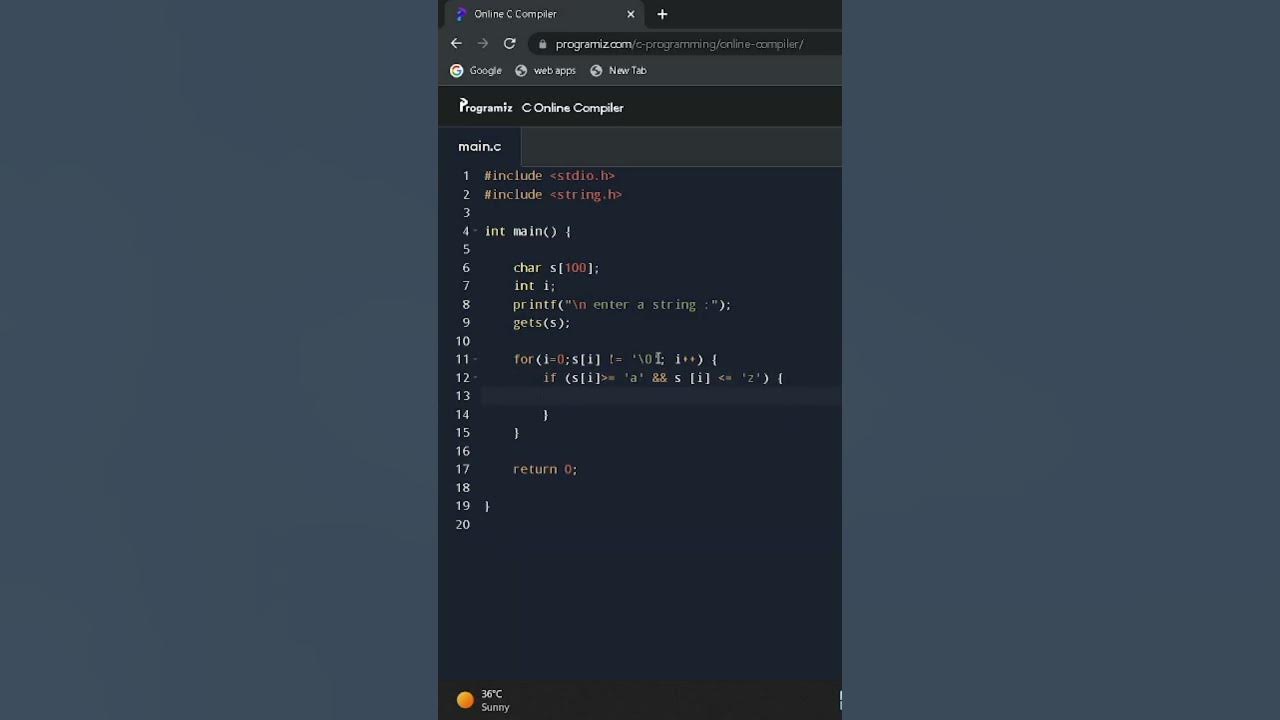 Write a program to replace lowercase letters with uppercase letters ...
