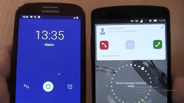 Incoming call&Ringing at the Same Time Samsung  S3 android 11+Nexus 5 ubuntu