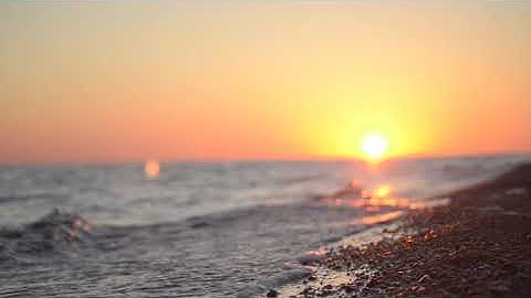 4k Sunset Beach Video | NO Copyright | Free Stock Footage