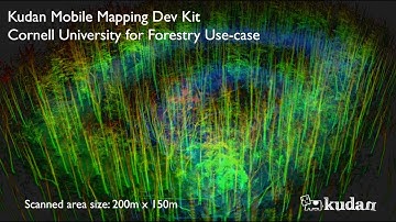 Kudan Handheld Mapping Dev Kit Demo - Cornell University Forestry Use-case